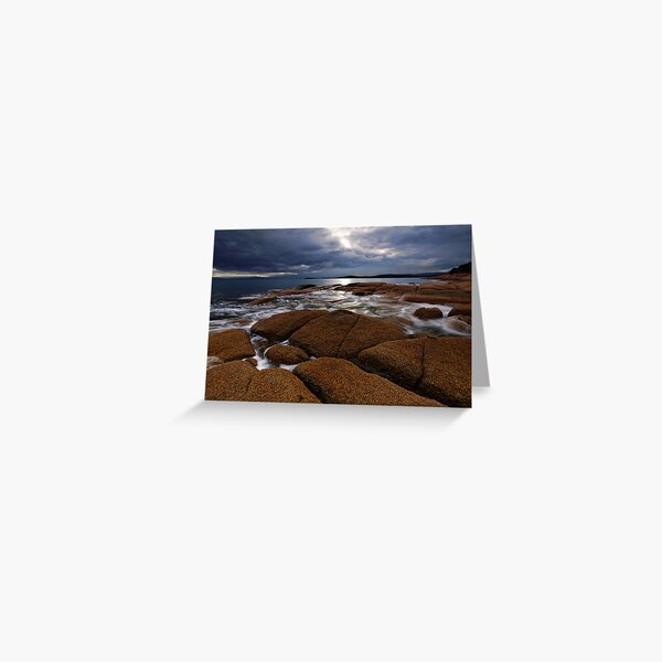 East Coast Granite Greeting Card