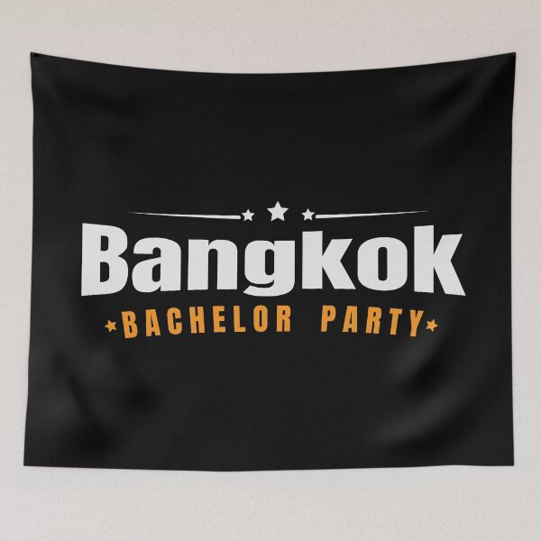 Item preview, Bachelor Party Shirt Bangkok Pre Wedding Celebration Tee designed and sold by haselshirt.