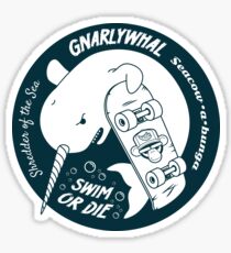 Pegatina Gnarlywhal