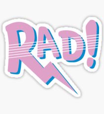 Pegatina RAD! (80s Edition)