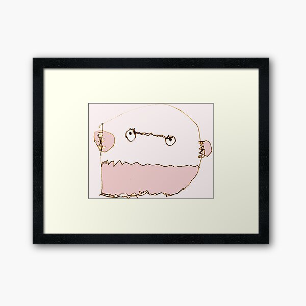 R you kidding? Framed Art Print