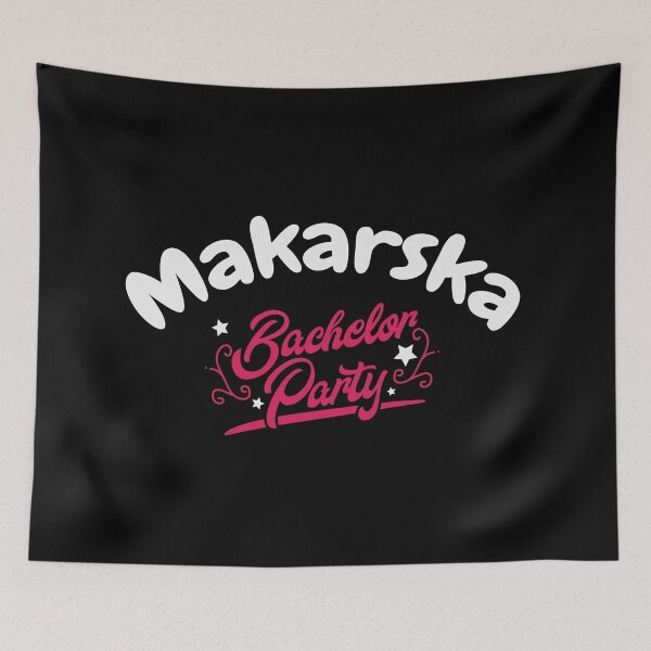 Item preview, Bachelor Party Shirt Makarska Pre Wedding Celebration Tee designed and sold by haselshirt.