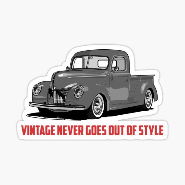 Vintage Style Sticker