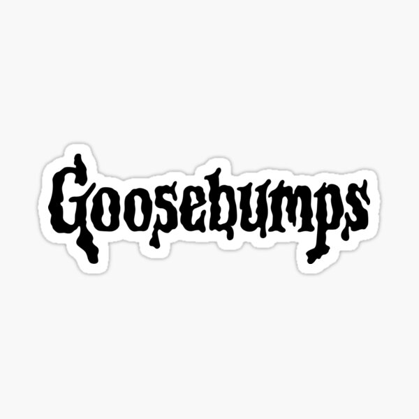 Goosebumps 90s Logo Sticker Sticker