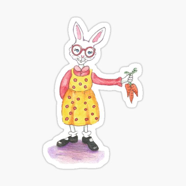 Ruby Rabbit Sticker