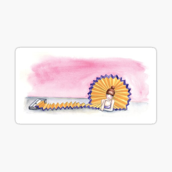 Stationery Ballet Sticker