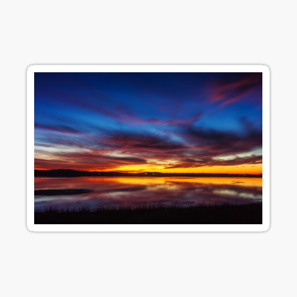 Newburyport Salt Pannes Dusk Sticker