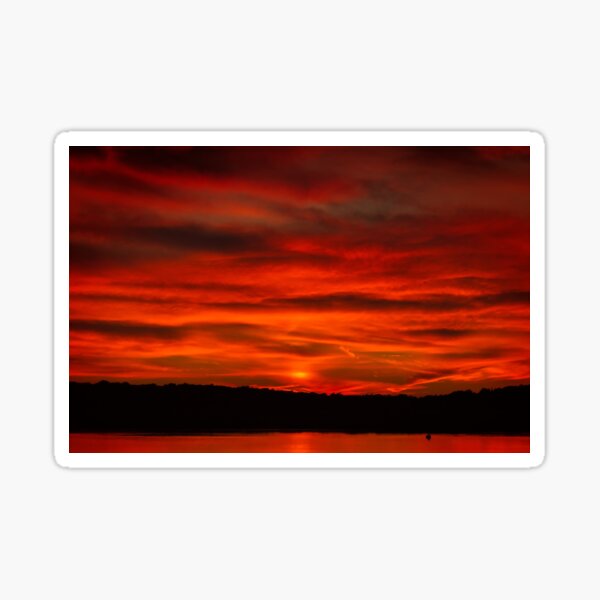 Dusk Burning Sunrise Sticker