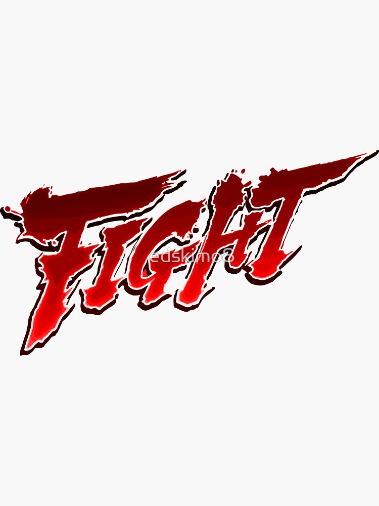 Street Fighter Fight Sticker for iOS & Android