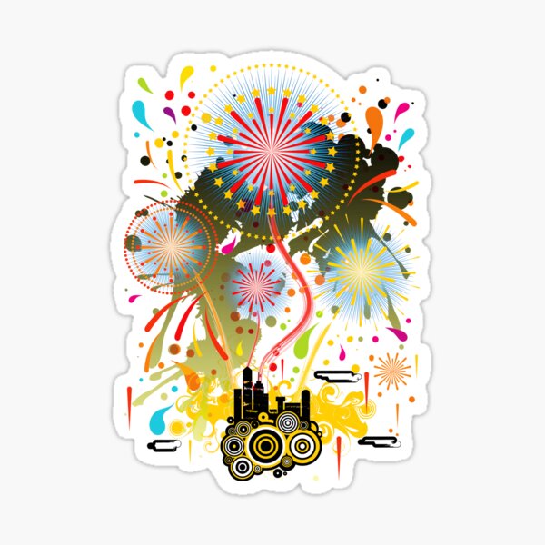 Fireworks Sticker