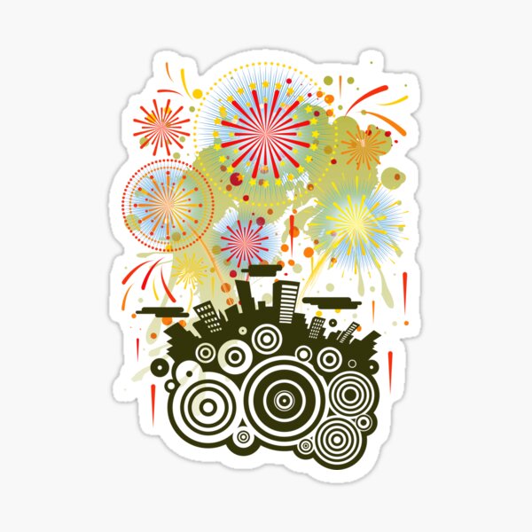 Fireworks Sticker