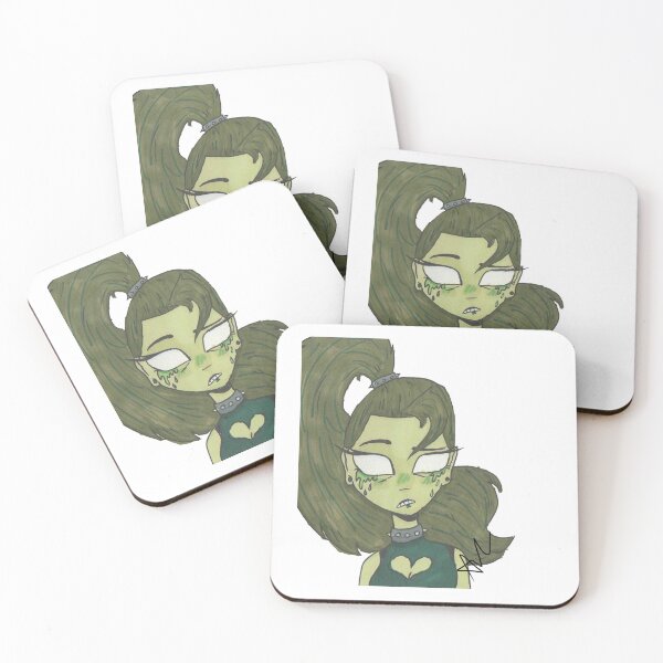 Item preview, Zombie girl (transparent background) designed and sold by UnicornDaya.