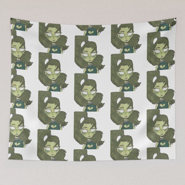 Item preview, Zombie girl (transparent background) designed and sold by UnicornDaya.