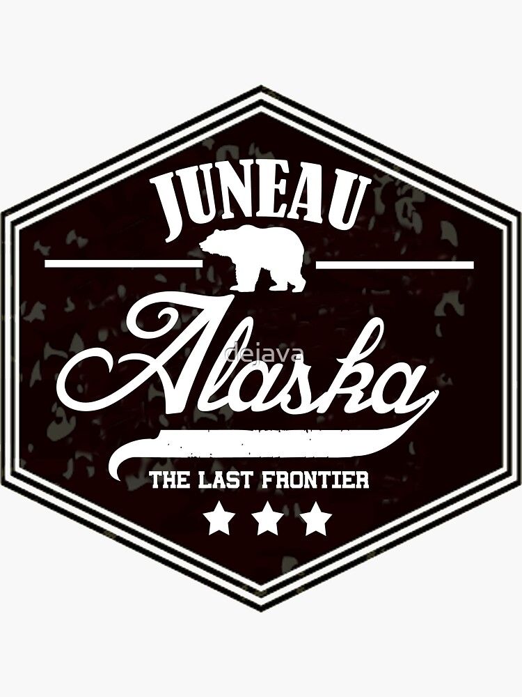 "Juneau Alaska" Sticker by dejava | Redbubble