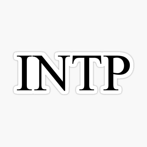 INTP MBTI Personality Type. Ti Ne Si Fe Sticker for Sale by Purestuff