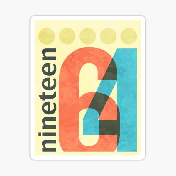 Nineteen 64 Sticker