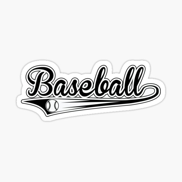 "baseball" Sticker for Sale by nektarinchen Redbubble