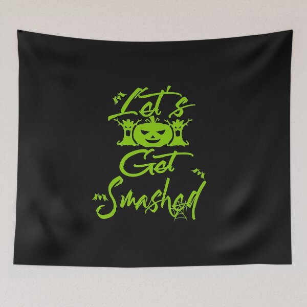 Item preview, Let's Get Smashed Green Halloween Drinking Design designed and sold by Sapphire Star.