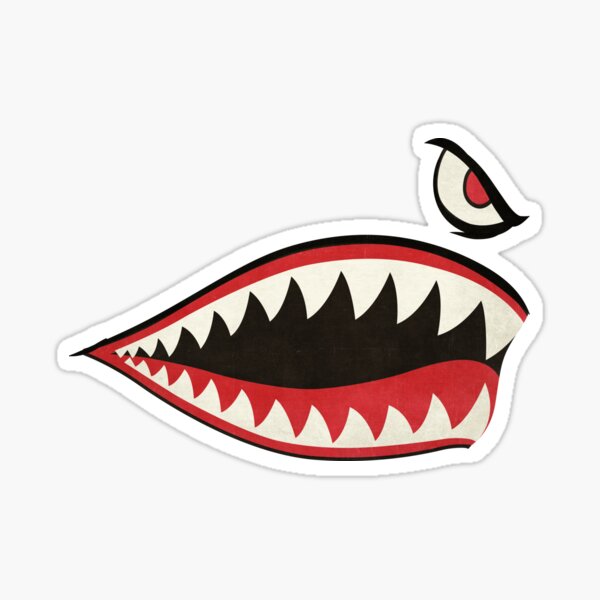Flying Tigers Nose Art Sticker