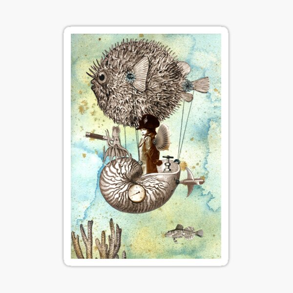 Item preview, Flotilla - Claude & Blowfish designed and sold by WinonaCookie.
