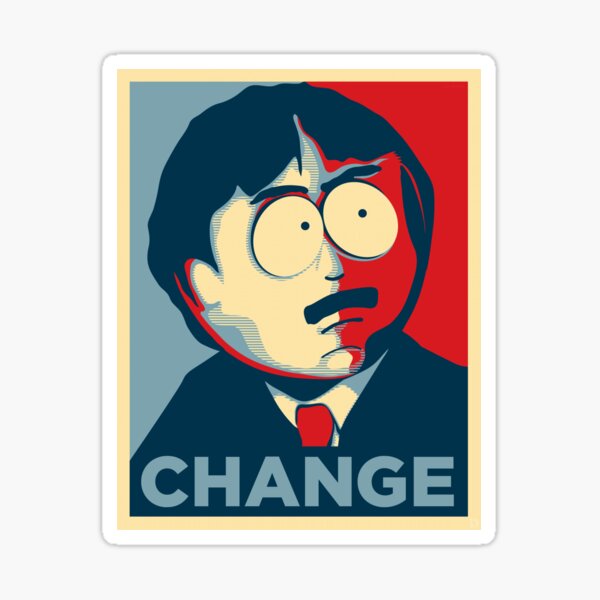 South Park Change  Sticker