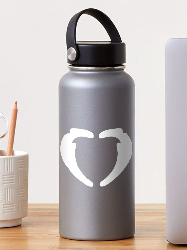 Lil Miss Rarity Heart Brand White Sticker By Ep 777 Redbubble