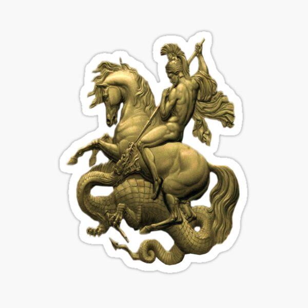 George And The Dragon Sticker
