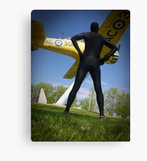 Black Airforce Way Zentai 2 Canvas Print