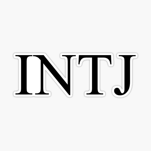 intj - mbti Sticker for Sale by verticalley