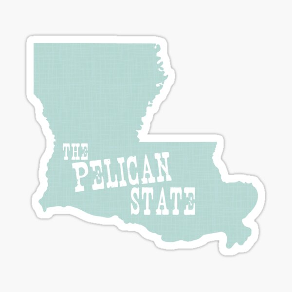 "Louisiana State Motto Slogan" Sticker for Sale by surgedesigns Redbubble