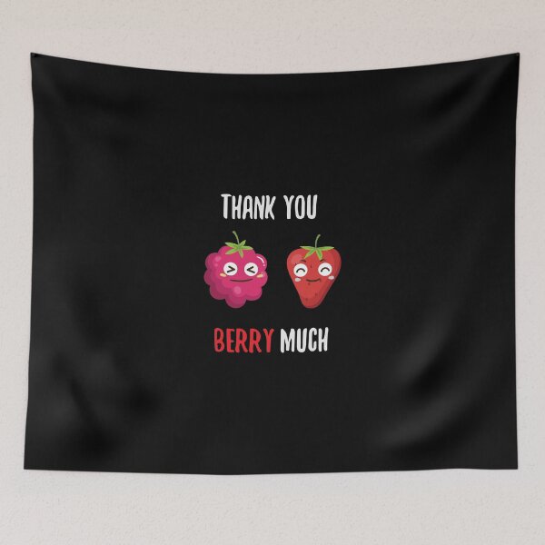 Item preview, Fruits Berry Shirt Thank You Berry Much Funny Gift Tee designed and sold by haselshirt.