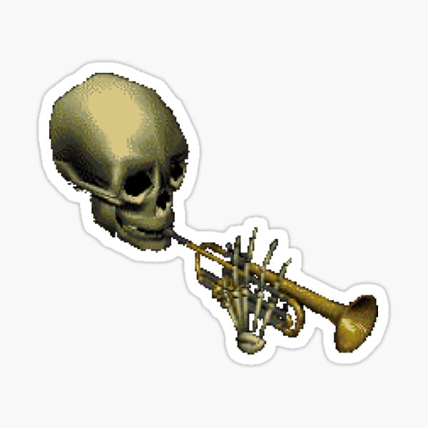 Item preview, Spooky Skeltal Trumpet designed and sold by wilu.