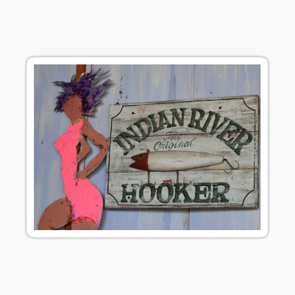 Hooker Fishing Stickers for Sale