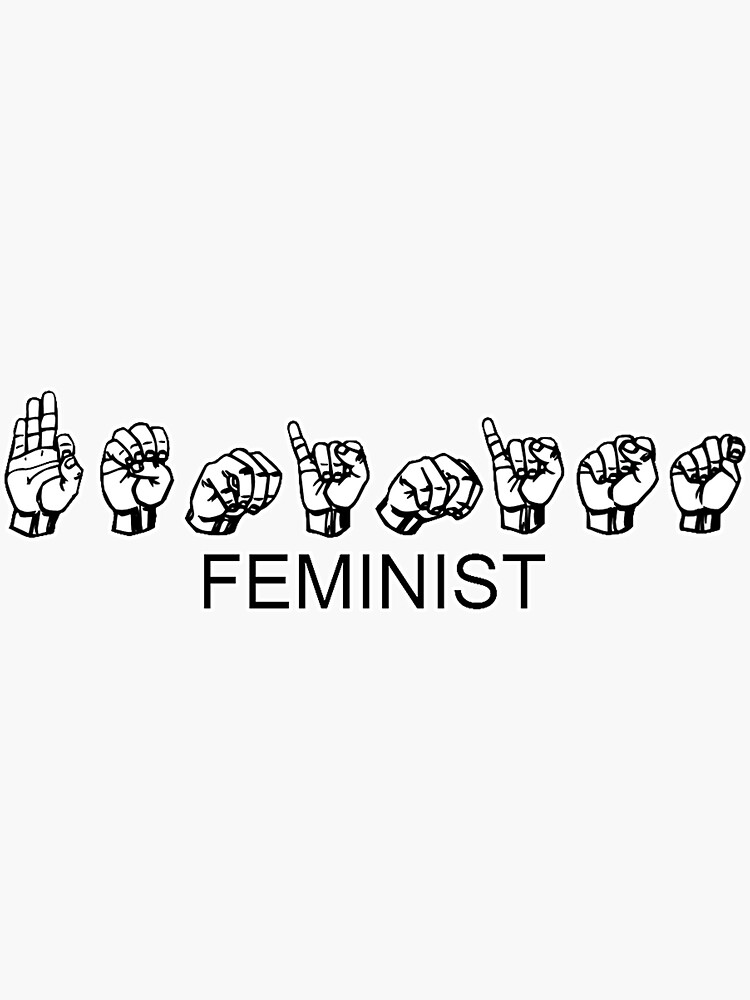 FEMINIST - Sign Language by reibioco