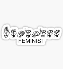 FEMINIST - Sign Language Sticker
