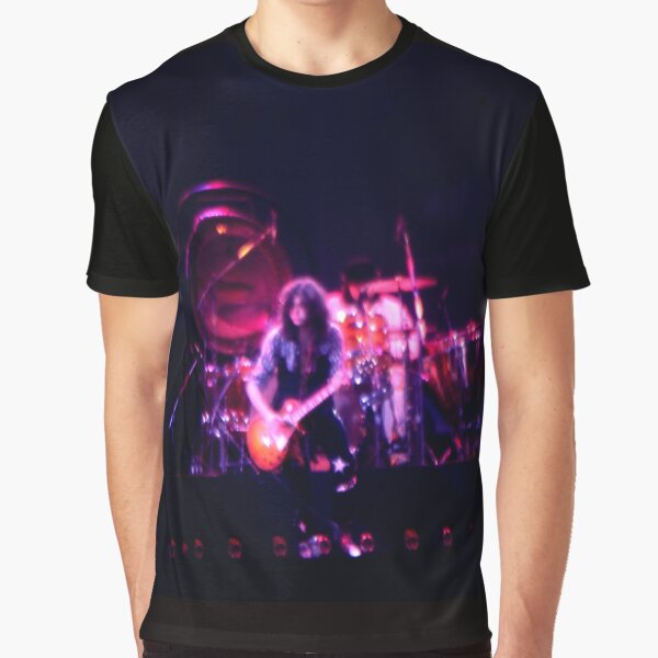 Jimmy Page Boxy burnout shirttail by Chaser Brand Led Zeppelin Rock Band Tee