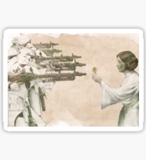 Flowers for Alderaan Sticker