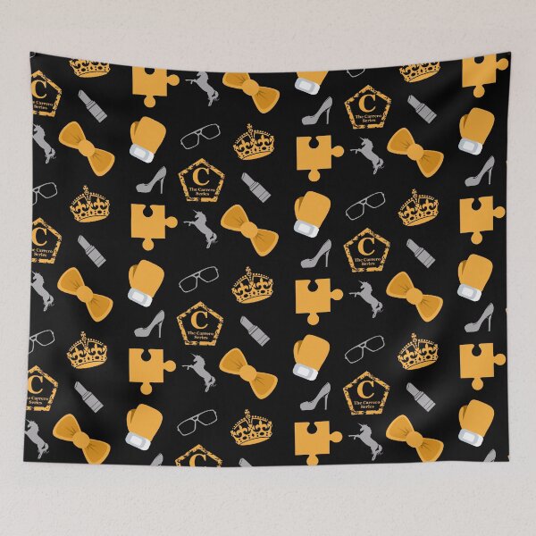Item preview, Official Black Carrero fabric designed and sold by L.T. Marshall.