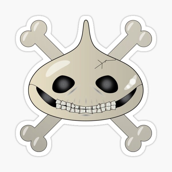 Slime Slayers Skull and Cross Bones Sticker