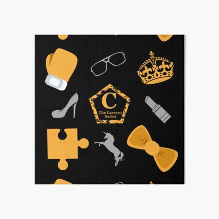Official Black Carrero fabric Art Board Print