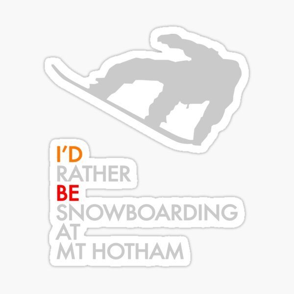 Mount Hotham Hoodies Sticker