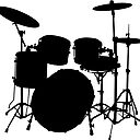 Drum Set Icon Symbol Sticker By Popculture Redbubble