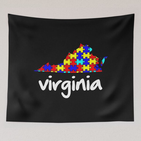 Item preview, Virginia - Autism Awareness designed and sold by Bendthetrend.