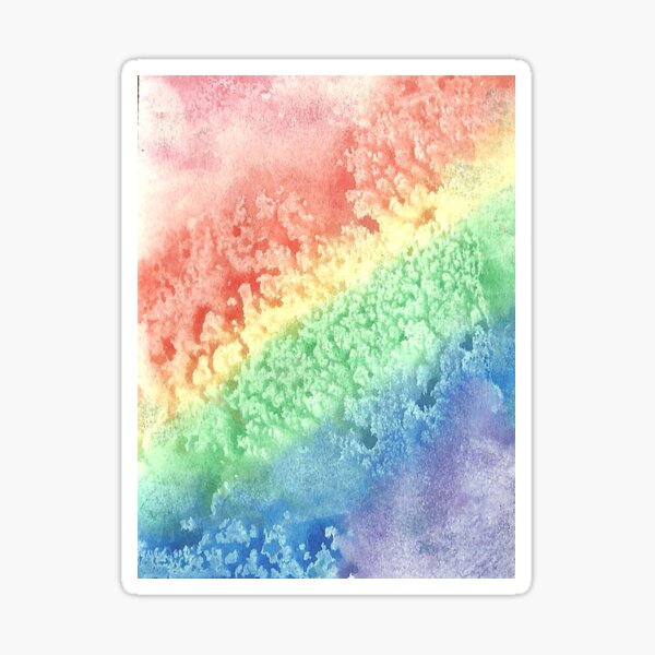 The Rainbow's Stardrops Roll Sticker