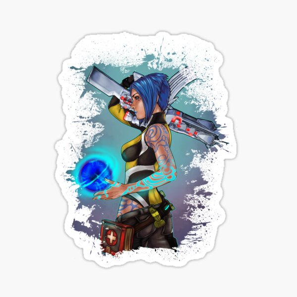 Borderlands 2 Maya the Siren Splatter Tee Sticker