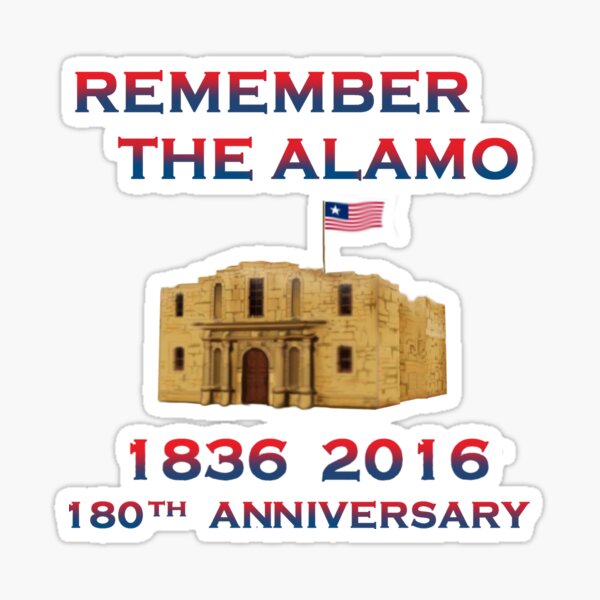 Texas Stickers Travel Thru History Remember The Alamo In San - Foto 10