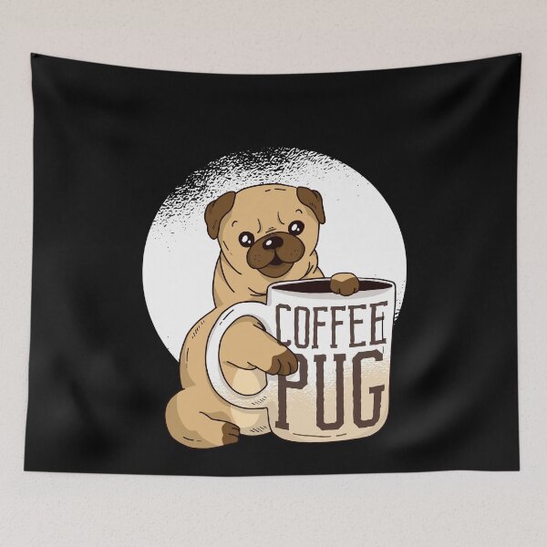 Item preview, Café pug designed and sold by Timcito.