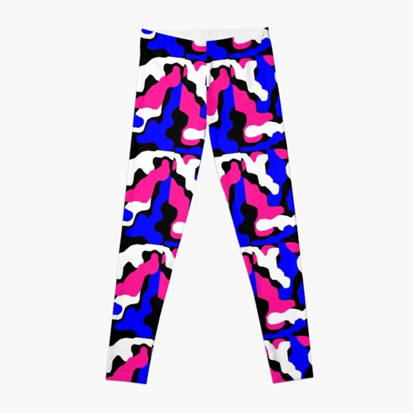 Neon Pink Camo Leggings