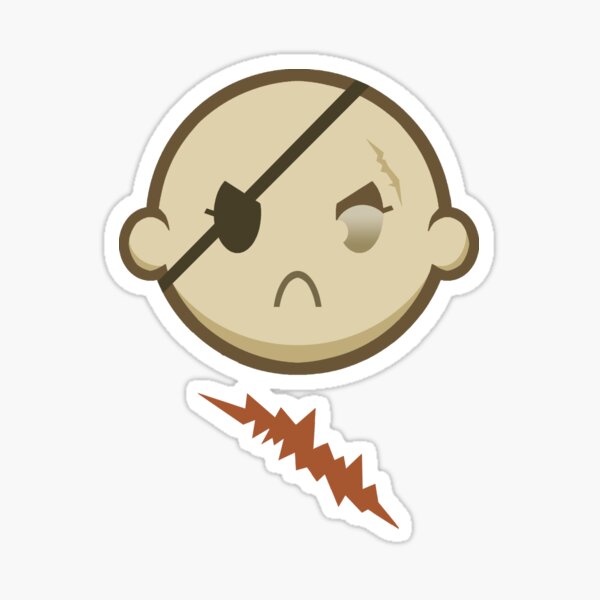 Chibi Female Sagat Sticker
