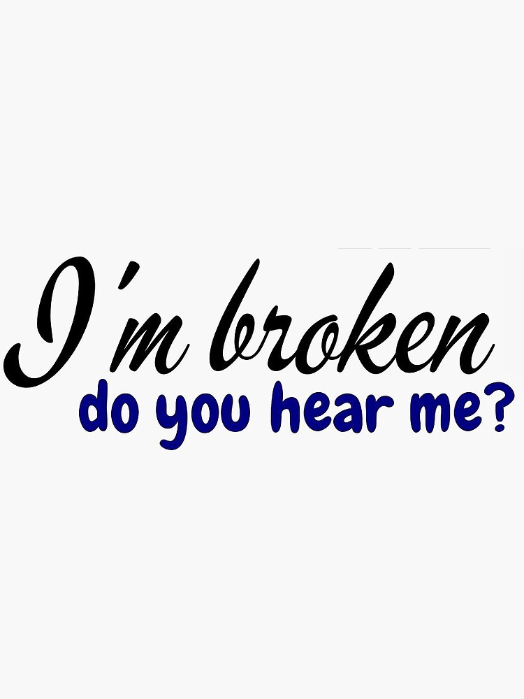 Обои i am broken